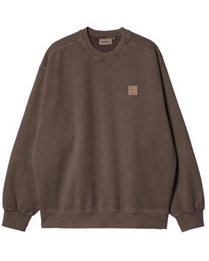 Carhartt Sweatshirt Nelson Cotton Jumper - Brown