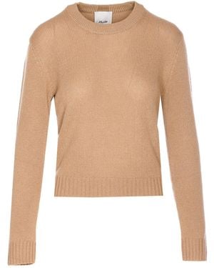 Allude Crewneck Sweater - White