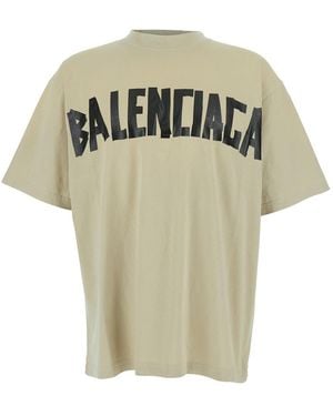 Balenciaga Medium Fit T-Shirt - White