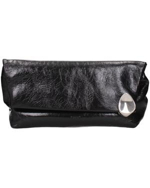 Jil Sander Leather Clutch Bag - Black