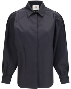 Crida Milano Mughetto Shirt Cotton - Blue