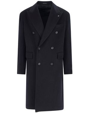 Tagliatore Pino Lerario Double-Breasted Coat - Blue