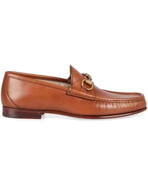 Gucci Horsebit 1953 Leather Loafers - Brown