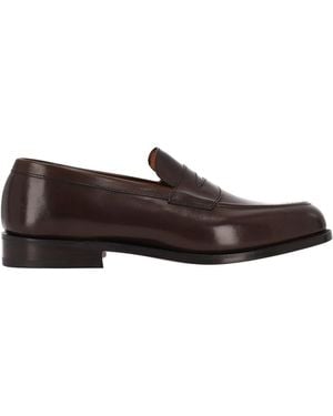 Tricker's Trickers Flat Shoes Leather - Brown