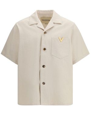Valentino Garavani Beige Denim Shirt - Natural