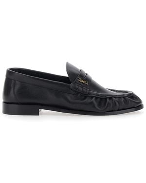 Saint Laurent Loafers Le Loafer Leather Calf - Black