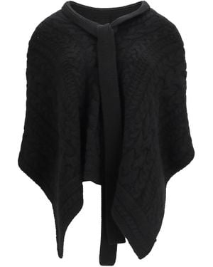 Ermanno Scervino Cashmere Cape - Black