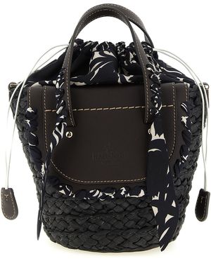 CUBA LAB X San Pa Habanera Silk Handbag St Li Hand Bags - Black