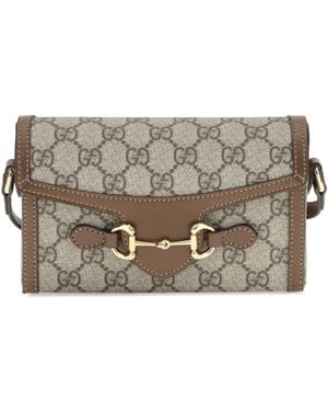 Gucci Horsebit Mini 1955 Shoulder Bag - Grey