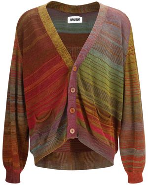 Magliano Grandpa Cardigan Cotton - Red