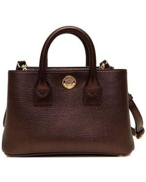 Burberry Top Handle Bag - Brown