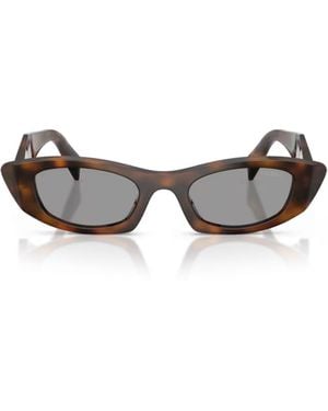 Prada Prada Pr B16S Prada Symbole 20D50Q Juniper Tartarugato Sunglasses - Gray