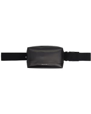 Marni Pouch With Logo - Black