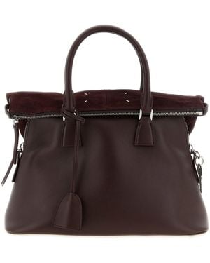 Maison Margiela Calfskin Shoulder Bag - Brown