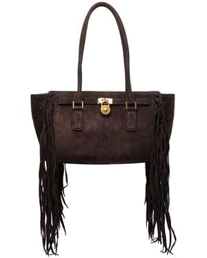 MICHAEL Michael Kors Small Hamilton Shoulder Bag - Black