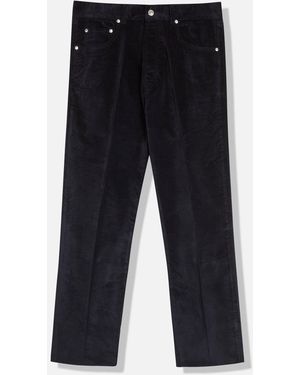 Doppiaa Aacero Cotton Velvet Trousers - Black