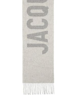 Jacquemus Wool Scarf Lecharpe Virgin Scarfs - White