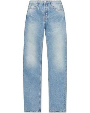 The Attico Jeans With Logo - Blue