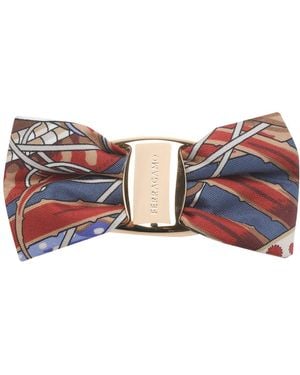Ferragamo Bow Hair Clip - Blue