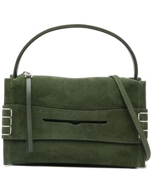 JW Anderson Loafer Top Handle Satchel - Green