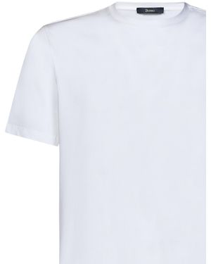 Herno T-Shirt Crewneck Cotton T-Shirts - White