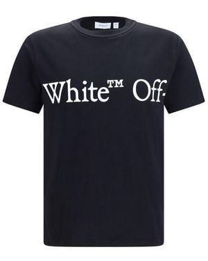Off-White c/o Virgil Abloh Cotton T-Shirt - Black