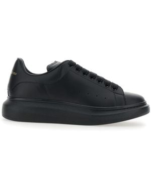 McQueen Oversize Sneakers With Logo Lettering On The Heel - Black