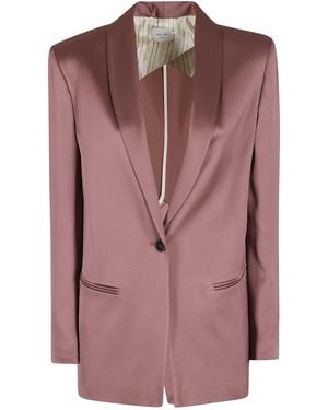 Alysi Blazer Svicola Liquid Satin - Pink