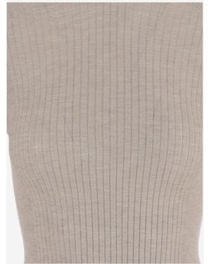 Sa Su Phi Cashmere And Silk Knit Knitwear - Brown