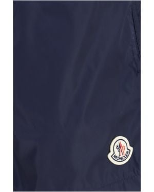 Moncler Logo Swim Shorts - Blue