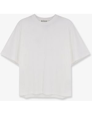 Rohe Cotton Blend T-Shirt - White