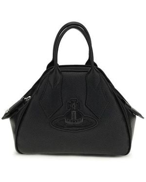 Vivienne Westwood Calf Leather Bos Taurus Handbag Bag - Black