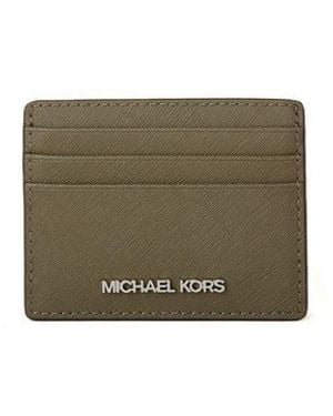 Michael Kors Card Holder Leather Bags Card-Holders - Green