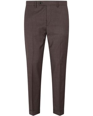Berwich Pant Ventre Piatto Frescolana Tecnica - Brown