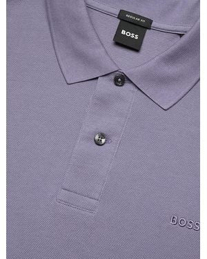BOSS Polo Shirt Cotton - Purple
