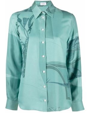 Ferragamo Long Sleeves Shirt - Green