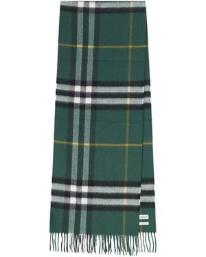 Burberry Check Scarf - Green