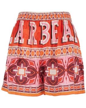 Miss June Short Kassie With High Waist And Modal Pockets For Bermuda - Red