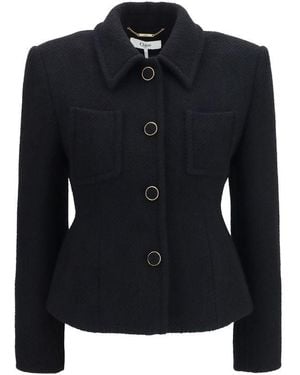 Chloé Wool Oves Aries Blazer Clothing - Black