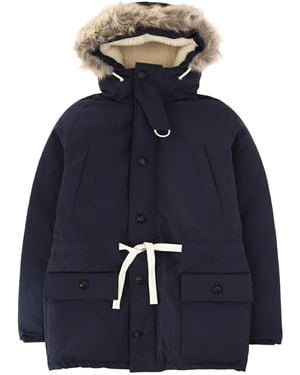 Nigel Cabourn Parka Everest Cotton Other Jacket - Blue