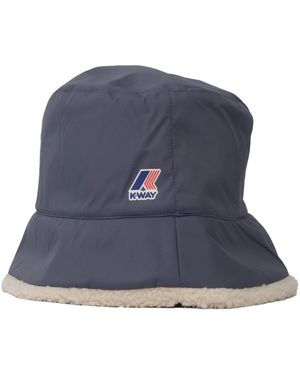 K-Way Le Vrai 3.0 Pascalle Orsetto Hat - Blue