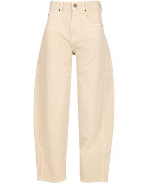 Isabel Marant "Oriane" Balloon Jeans - Natural
