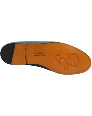 Dolce & Gabbana Leather Logo Slip On Loafers Shoes - Brown