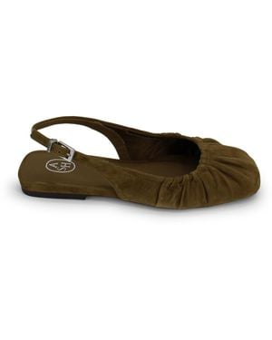 Ash Flat Shoes Leather - Green