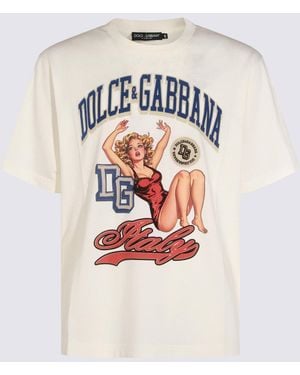 Dolce & Gabbana Cotton T-Shirt - White
