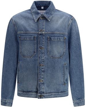 Off-White c/o Virgil Abloh Half Arrow Skate Denim Jacket Cotton - Blue