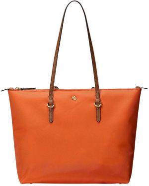 Ralph Lauren Keaton 26 Tote Medium - Orange