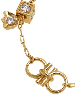 Ferragamo Bijoux Brass Glass Enamel - Metallic