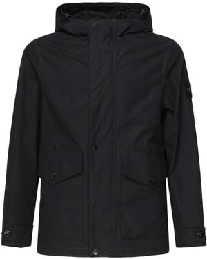 Stone Island Coats Cotton - Black