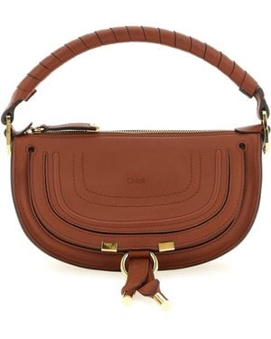 Chloé Marcie Mini Shoulder Bag - Brown